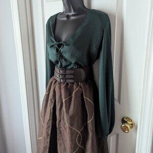 Handmade 3 piece Renaissance dress - Belt NOT Included